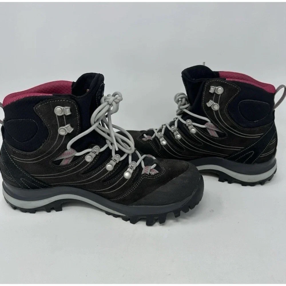 AKU Womens Alterra GTX Waterproof Hiking Boots Women's Size 9M Black Pink